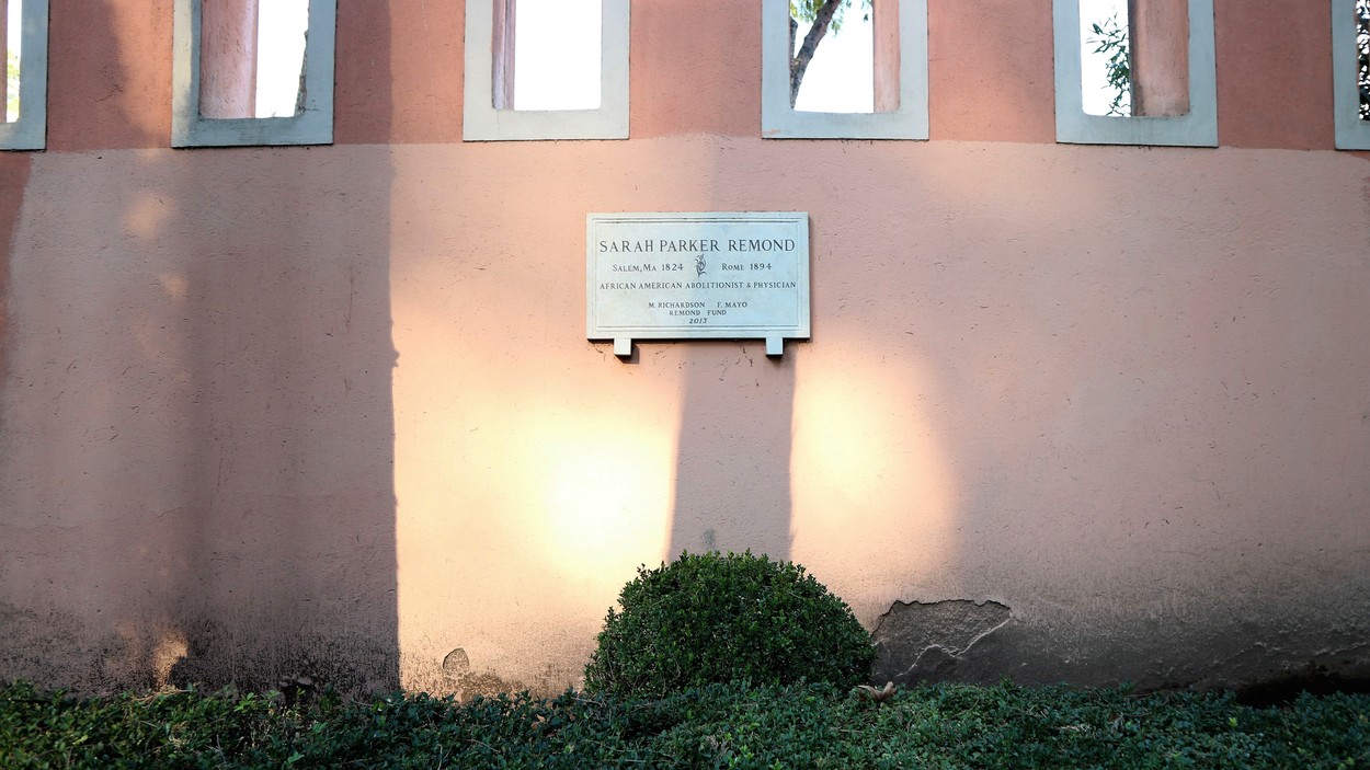 Sarah Parker Remond's memorial plaque, Rome (4).jpg