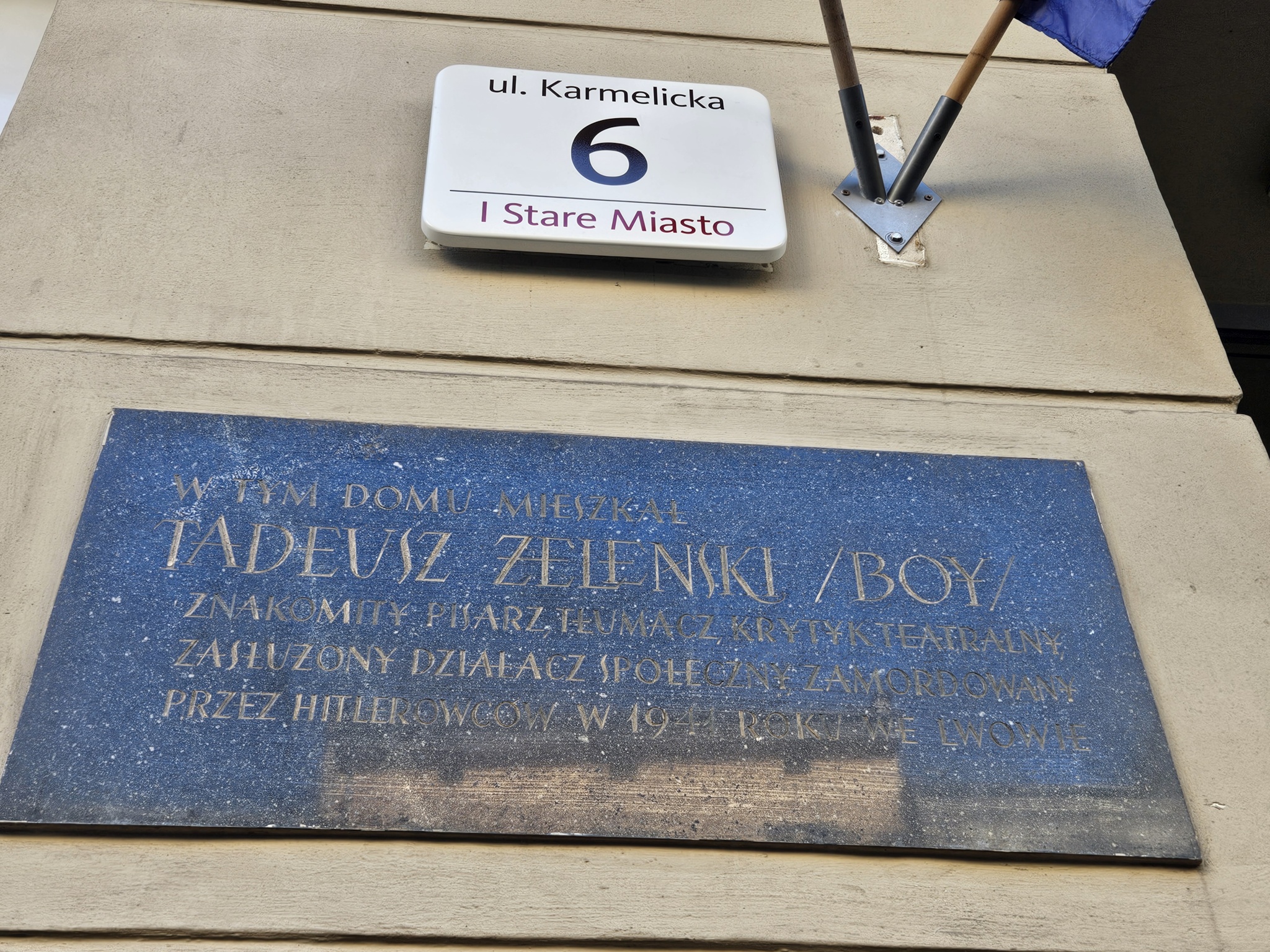 Tadeusz Boy Żeleński's home, Krakow - 03.jpg