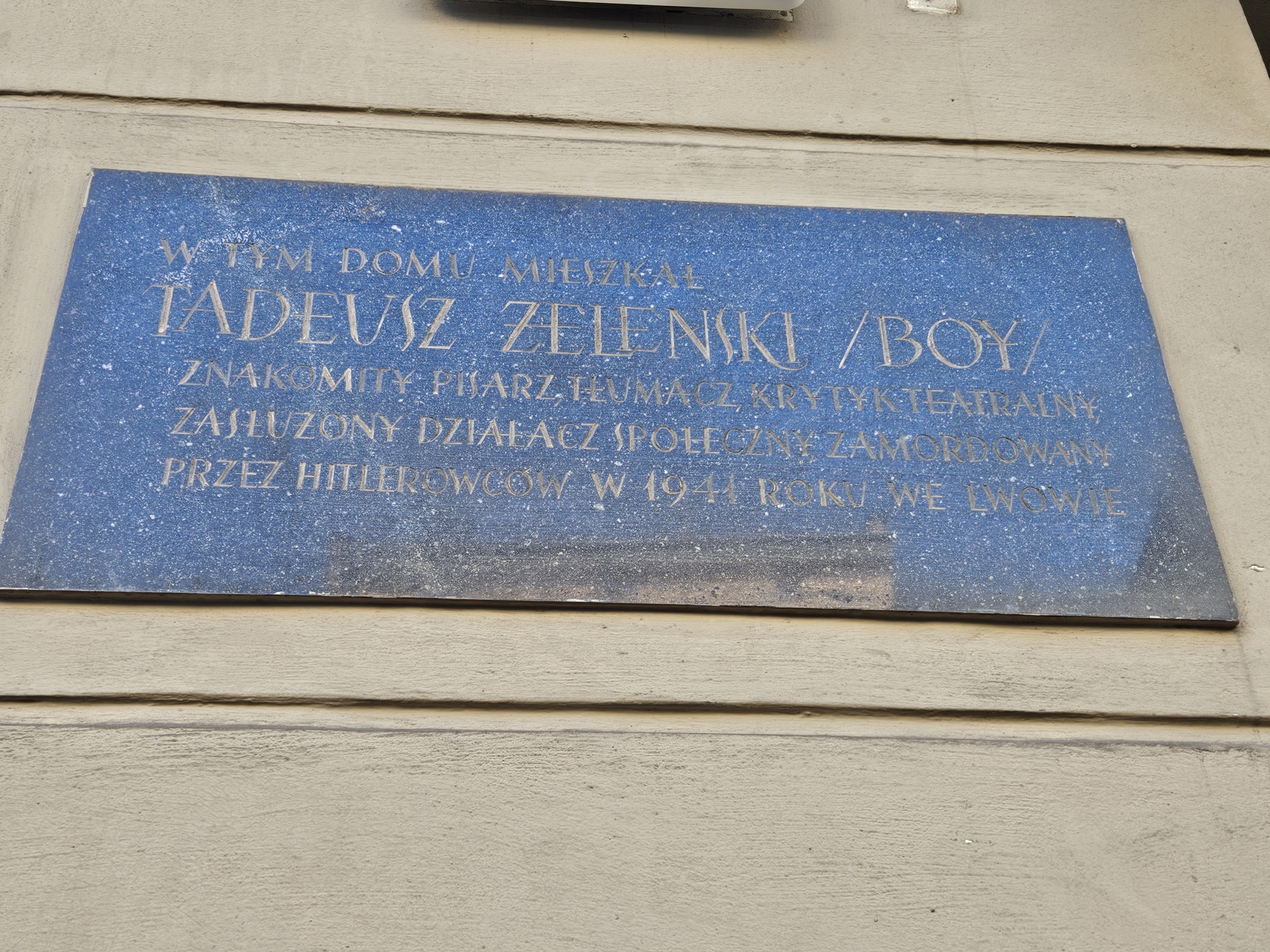 Tadeusz Boy Żeleński's home, Krakow - 04.jpg